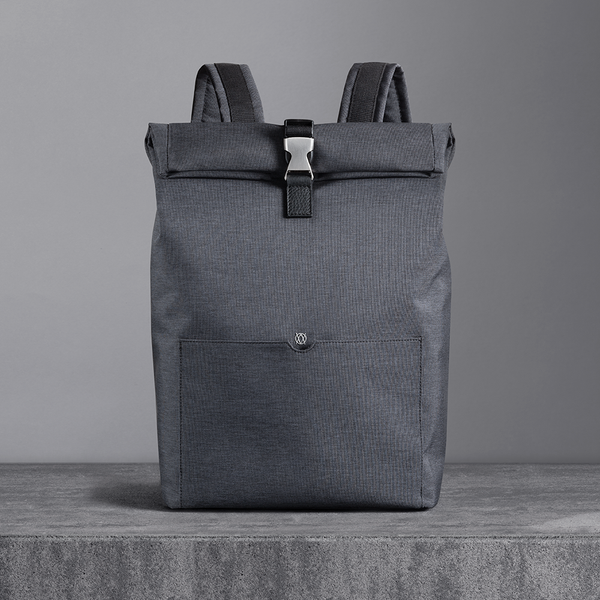 Backpack - leather and nylon